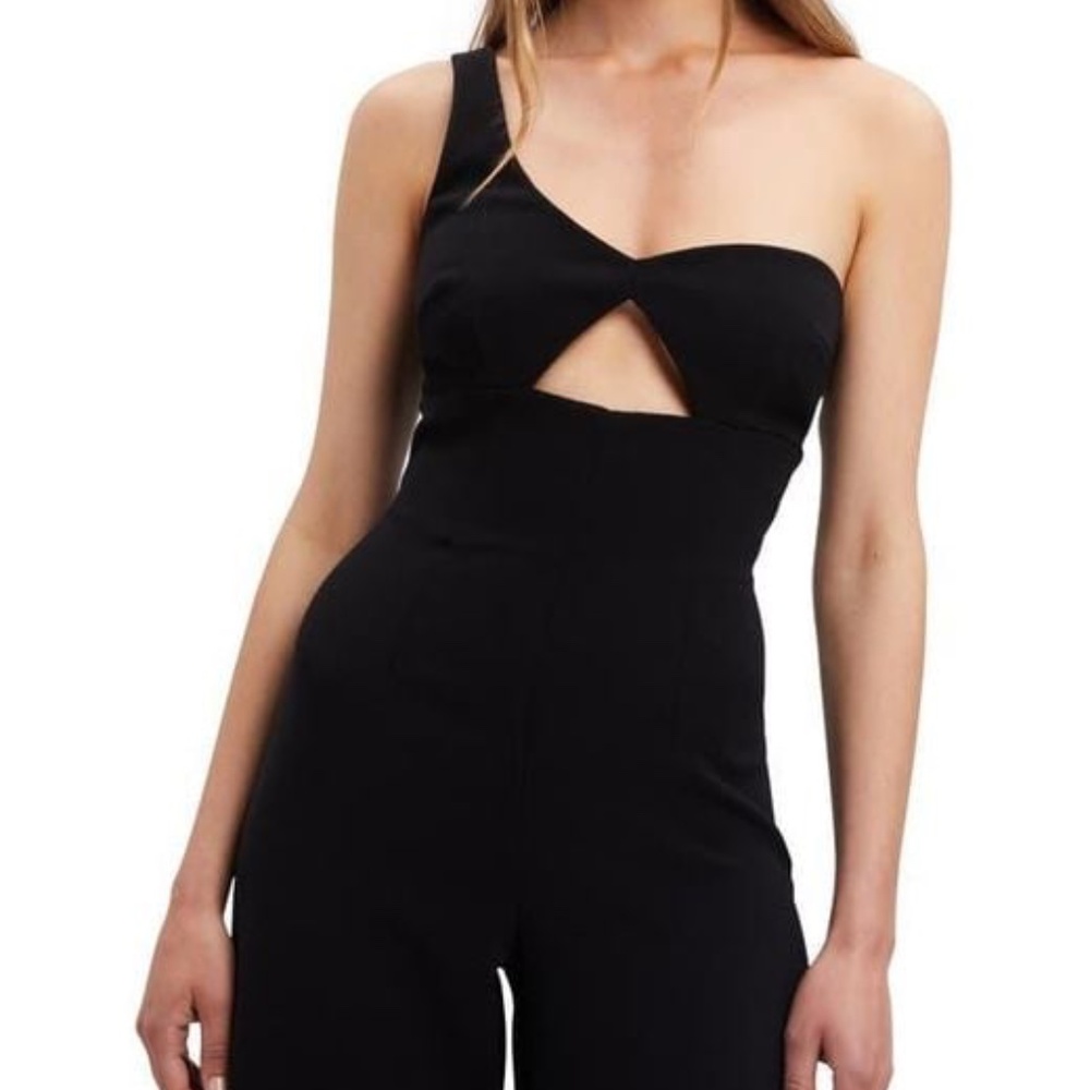 Bardot Elegant Black Cut-Out Jumpsuit - Picture 3 of 14